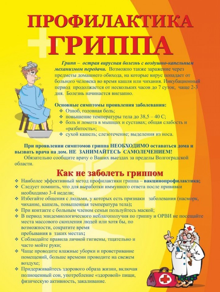 ПРОФИЛАКТИКА ГРИППА И ОРВИ